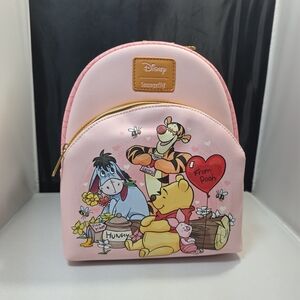 Loungefly Disney Winnie The Pooh Valentine's Day Mini Backpack NWT